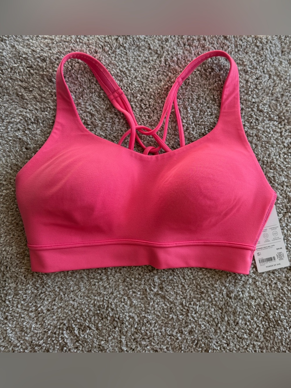 Athleta Perfect Form Bra – Pink – Size S (D–DD+ cups) – NWT